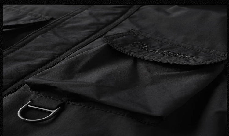 Windproof Tactical  Jacket - Black