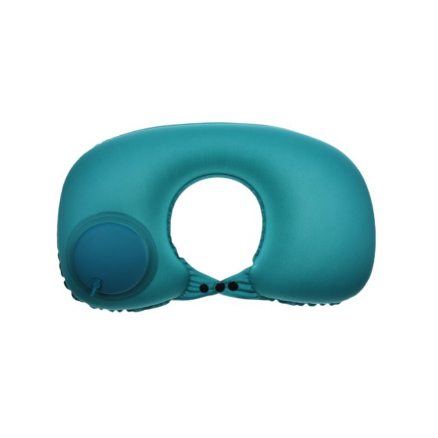 Travel U-shaped Pillow - Inflatable Press-Flocked fabric