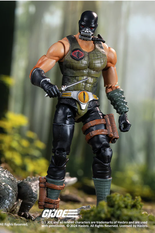Exquisite Mini Series 1/18 Scale G.I.Joe Croc Master＆Fiona - Action Figure By HIYA Toys