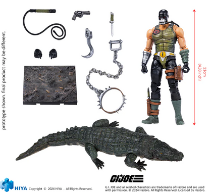 Exquisite Mini Series 1/18 Scale G.I.Joe Croc Master＆Fiona - Action Figure By HIYA Toys