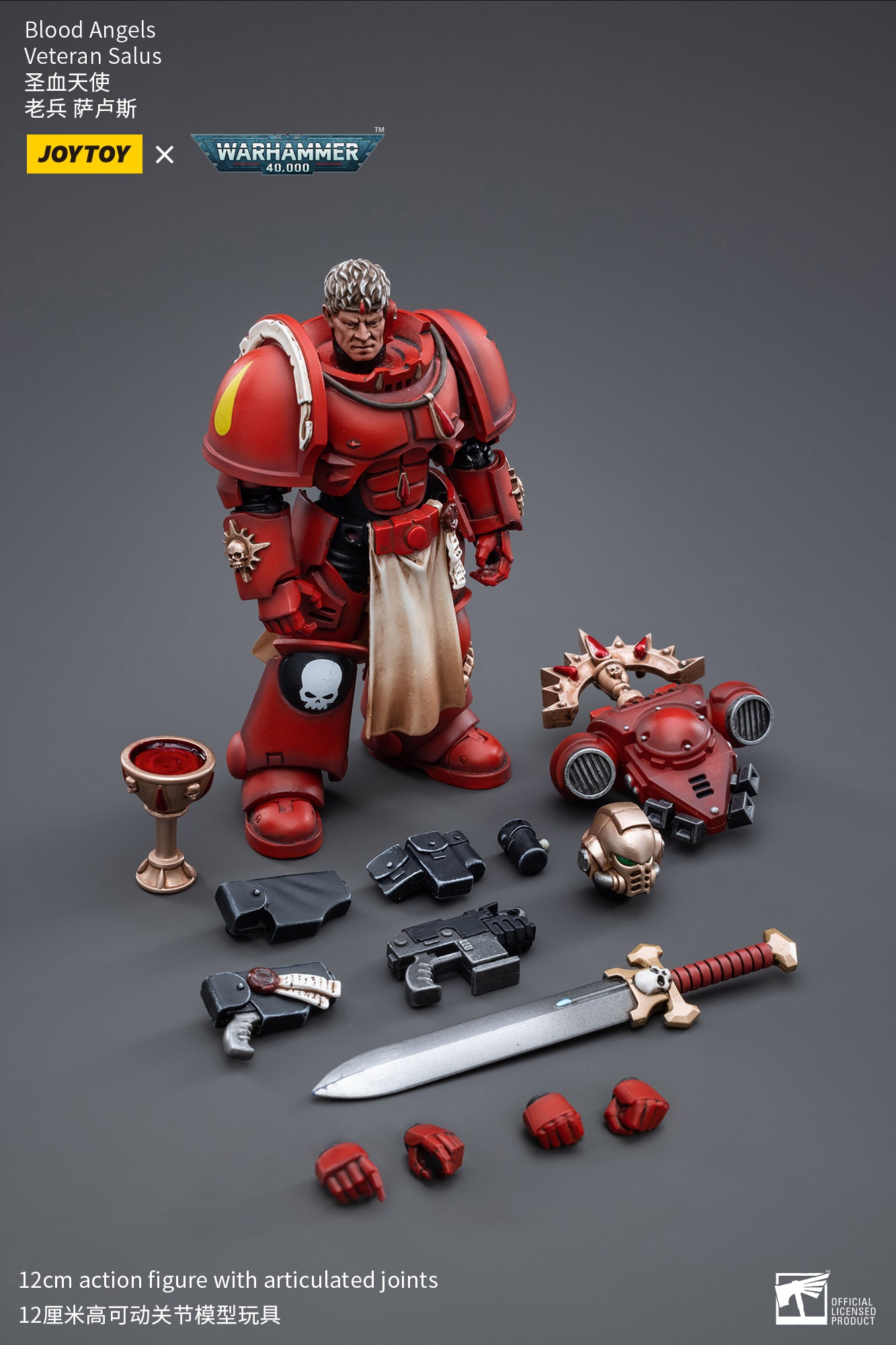 Blood Angels Veteran Salus (Rerun V1.5) - Warhammer 40K Action Figure By JOYTOY