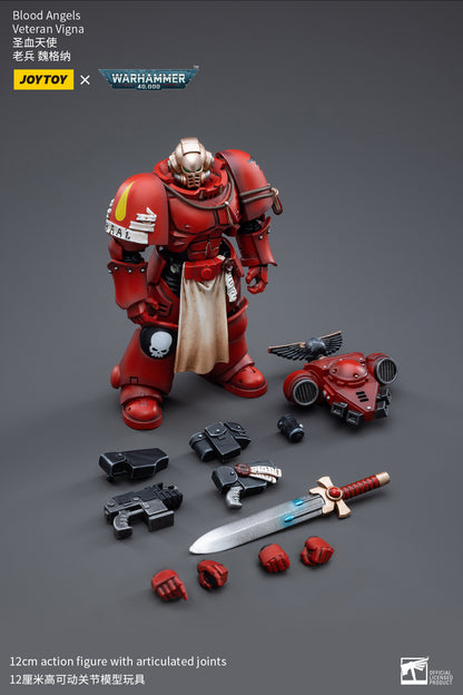 Blood Angels Veteran Vigna (Rerun V1.5) - Warhammer 40K Action Figure By JOYTOY