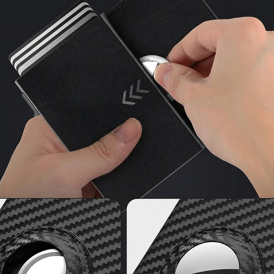 RFID Blocking Wallet With Air Tag