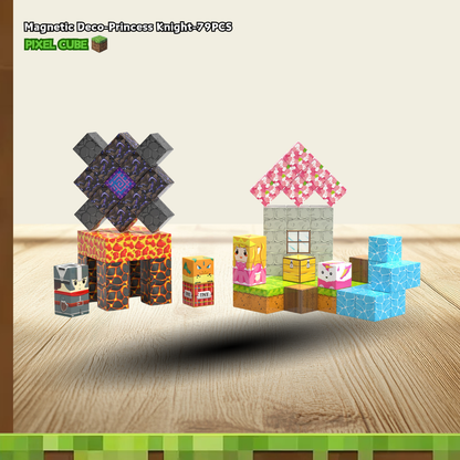 PIXEL CUBE Magnetice-[Princess Knight]79PCS