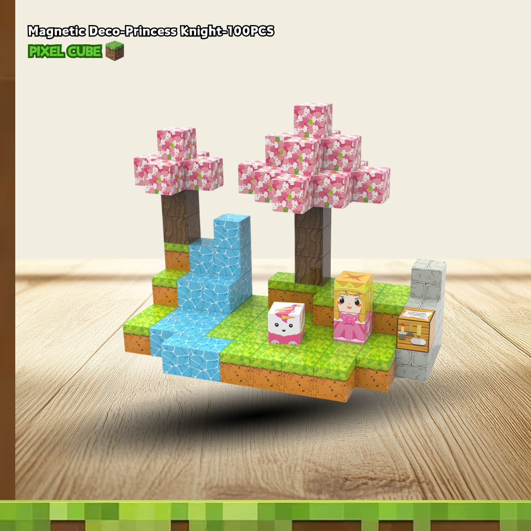 PIXEL CUBE Magnetice-[Princess Knight]-100PCS