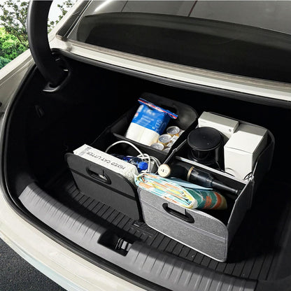 Car storage box - storage box Car trunk storage（12.6×9.1×18.5 in）