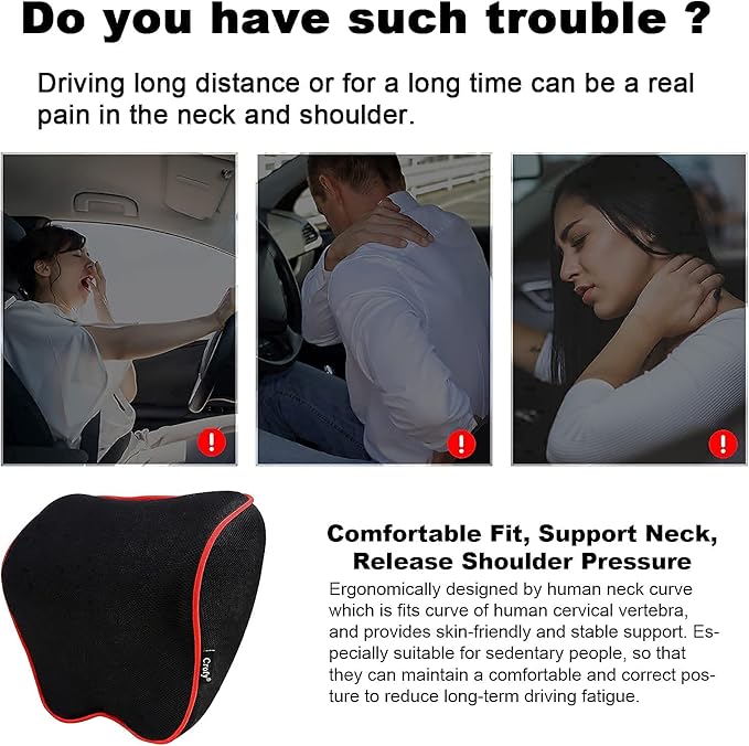 Car Headrest (Memory cotton)