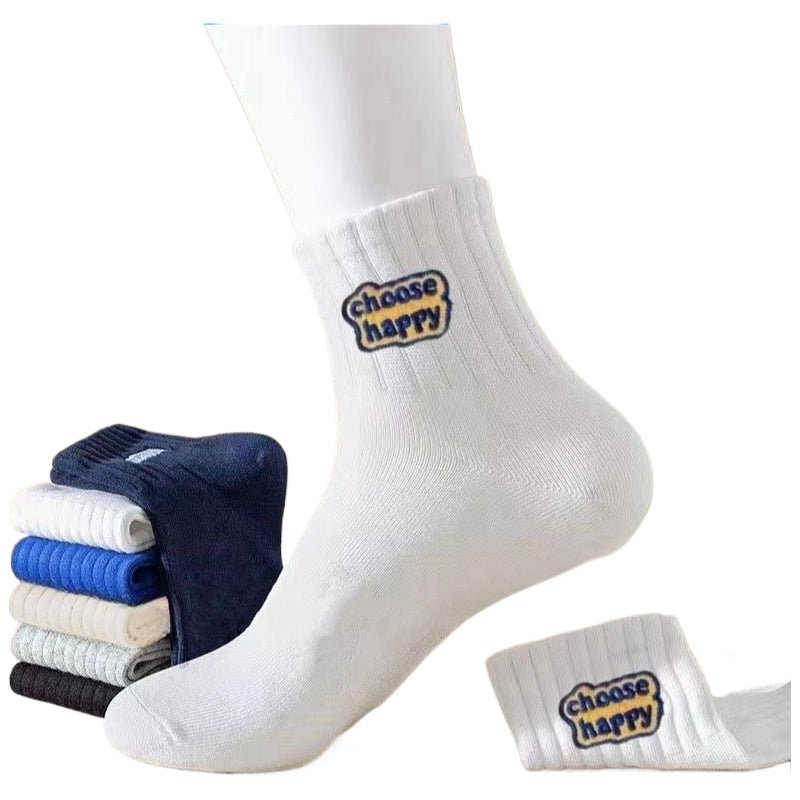 Autumn And Winter Men's antibacterial socks.