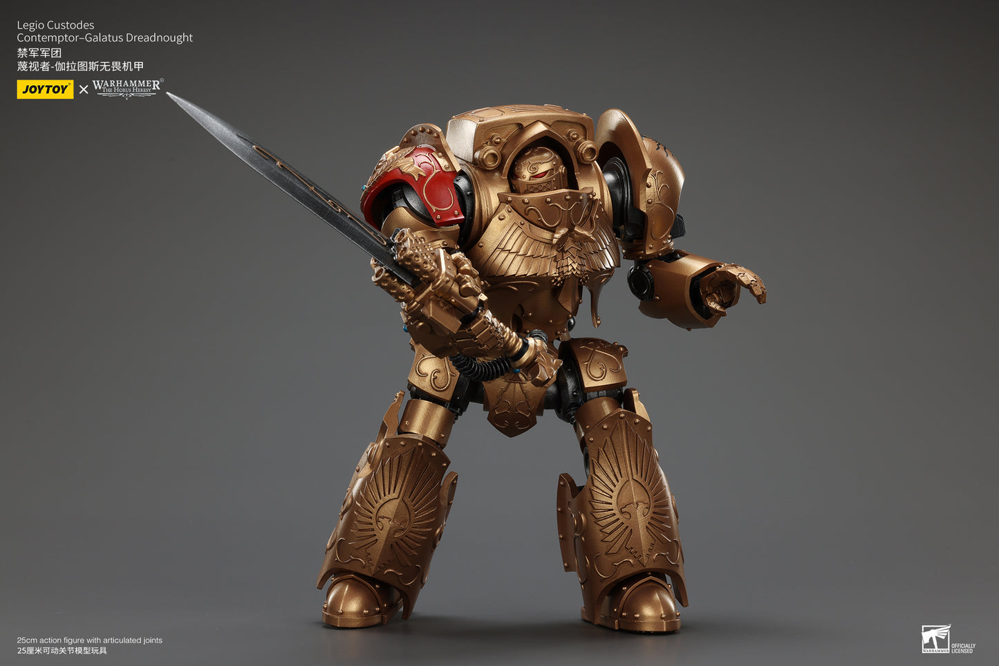 Legio Custodes Contemptor-Galatus Dreadnought - Warhammer "The Horus Heresy" 1/18 Action Figure By JOYTOY