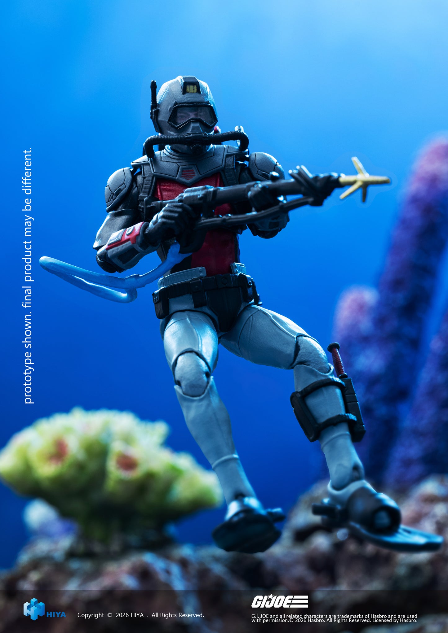 Cobra Eel - G.I JOE EMG0458 -1/18 Scale Action Figure By HIYA Toys