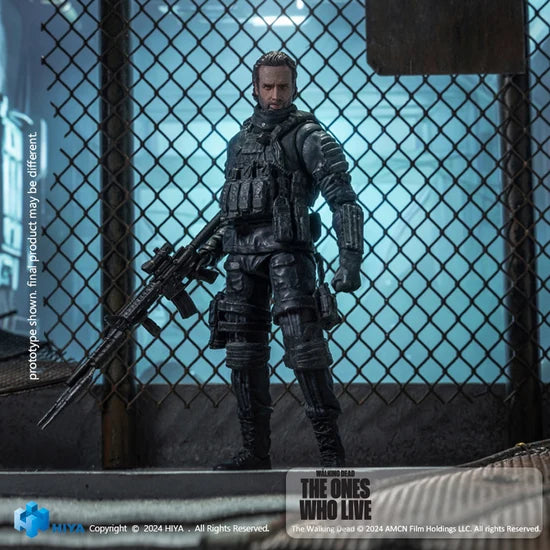 The Walking Dead The Ones Who Lived Rick - Exquisite Mini Series 1/18 Action Figure By HIYA Toys
