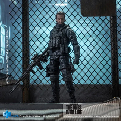 The Walking Dead The Ones Who Lived Rick - Exquisite Mini Series 1/18 Action Figure By HIYA Toys