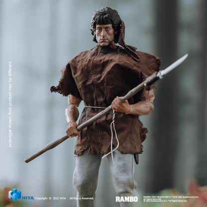 FIRST BLOOD Rambo Action Figure 1/12 Scale - Action Figure By HIYA Toys