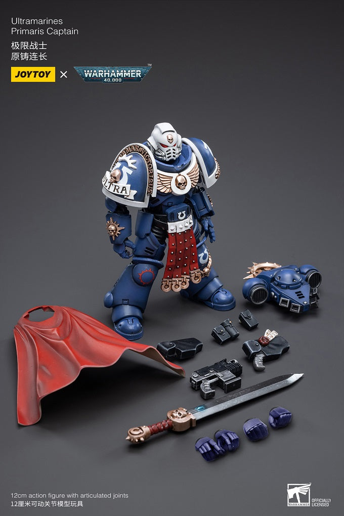 (Fans) Ultramarines Primaris Captain - Warhammer 40K Action Figure By JOYTOY