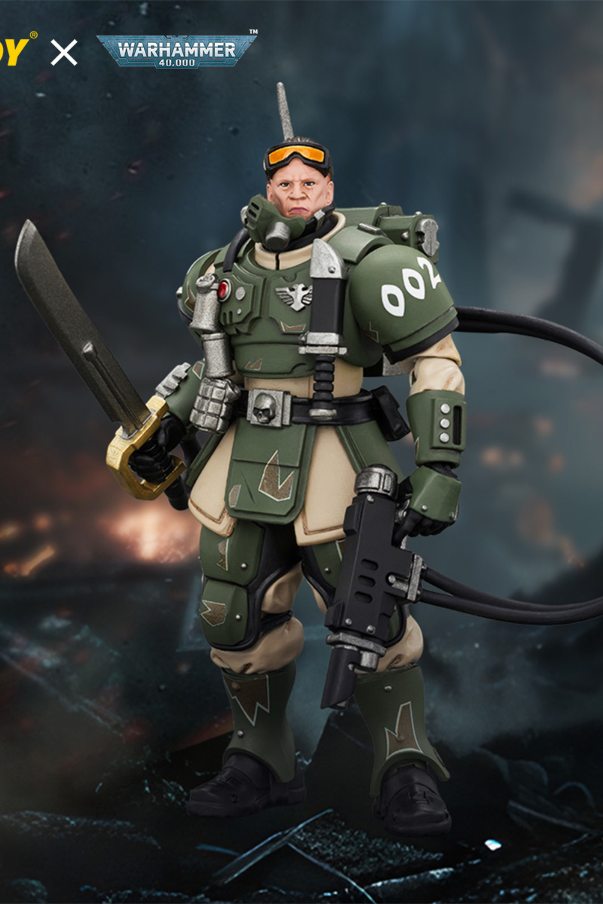 Astra Militarum Kasrkin Squad - Warhammer 40K 1/18 Action Figure By JOYTOY