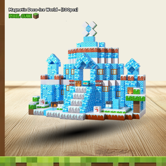 PIXEL CUBE Magnetice-[Ice World] 100pcs