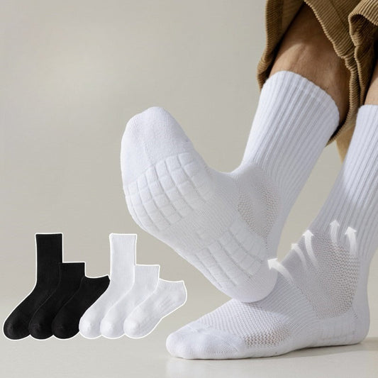 5 Pairs Pack-High top basketball socks