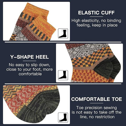 Autumn and winter men's thickened wool socks