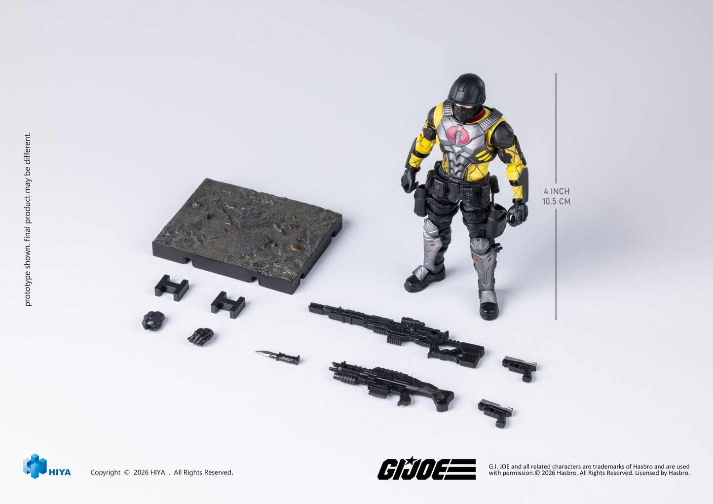 Exquisite Mini Series 1/18 Scale 4 Inch G.I.Joe Python Trooper Action Figure By HIYA Toys
