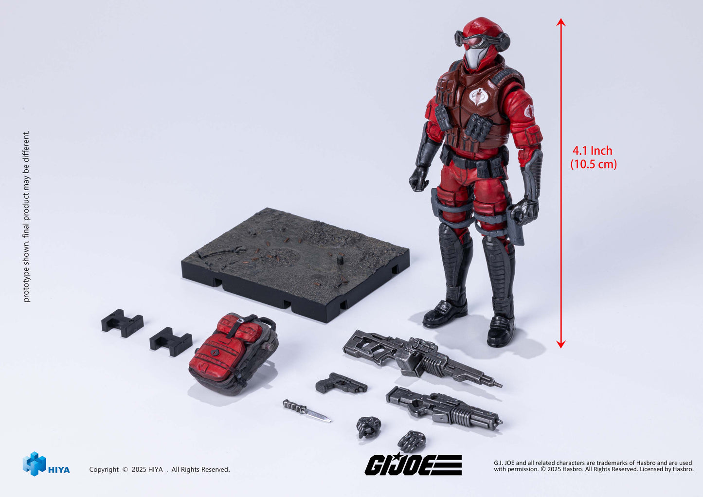 Crimson Viper G.I.JOE 1/18 Scale - Action Figure By HIYA Toys