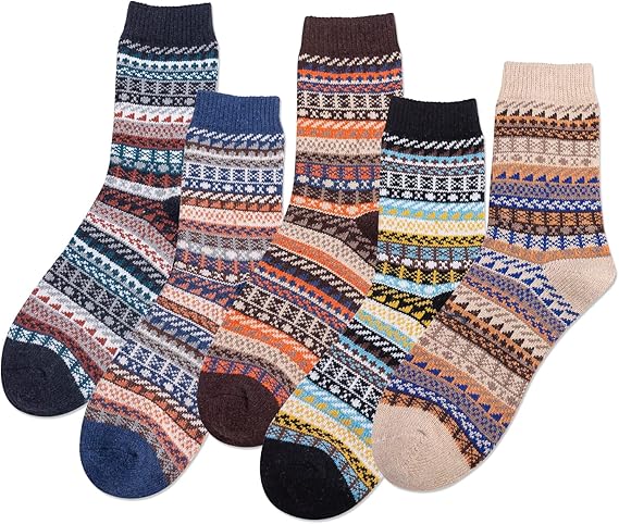 5 Pairs Pack- cotton socks package (mixed color pre-pack)