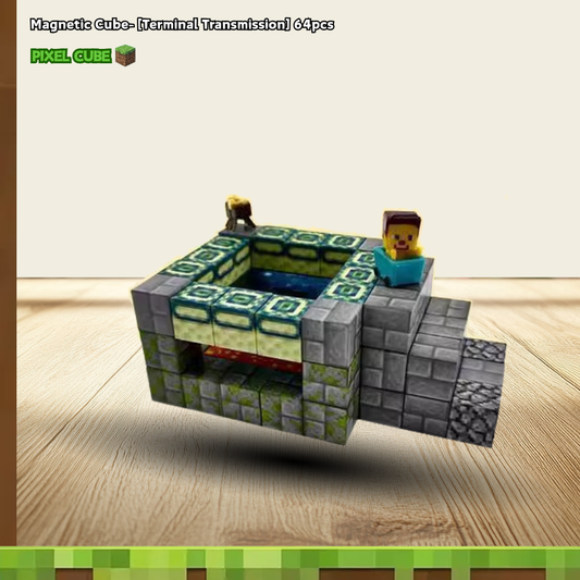 PIXEL CUBE Magnetic- [Terminal Transmission] 64pcs+2dolls