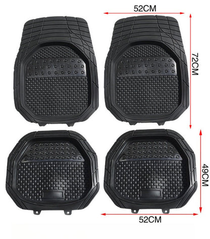 Car Floor Mats - Set of 3 or 4(Cuttable & Washable)