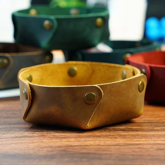 Pu leather storage box