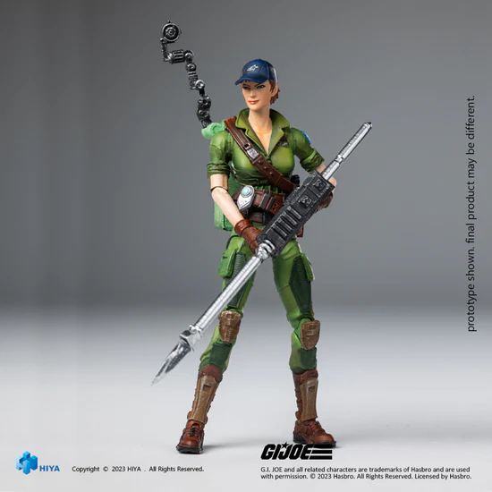 G.I.JOE Lady Jaye Exquisite Mini Series 1/18 Scale - Action Figure By HIYA Toys