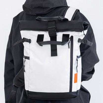 Laptop Bag - Trendy Curled Backpack