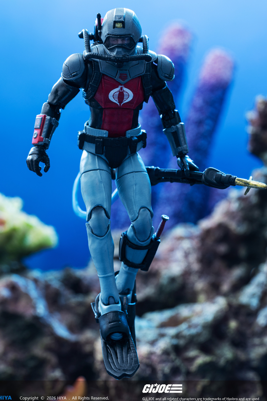 Cobra Eel - G.I JOE EMG0458 -1/18 Scale Action Figure By HIYA Toys