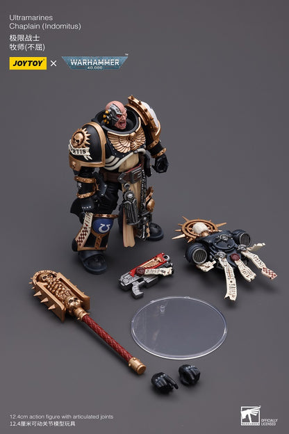 Ultramarines Chaplain (Indomitus) - Warhammer 40K Action Figure By JOYTOY