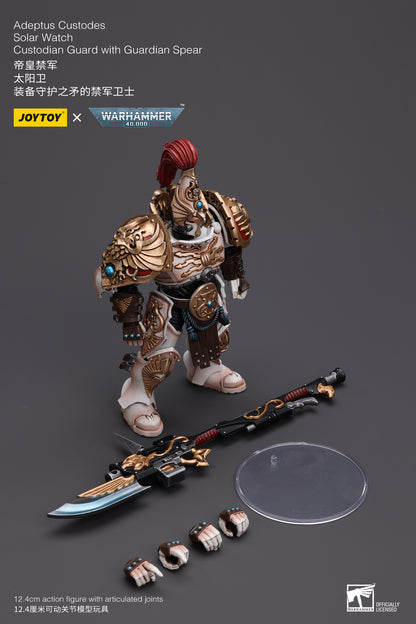 Adeptus Custodes Solar Watch Custodian Guard with Guardian Spear - Warhammer 40K Action Figure By JOYTOY