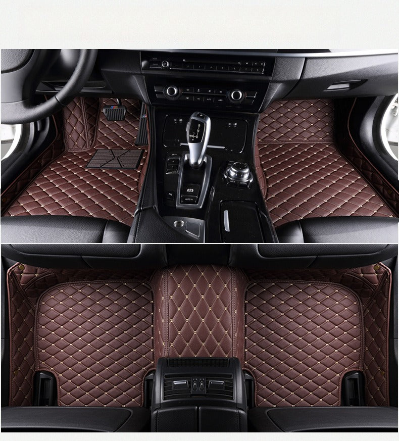 Car Floor Mats - Multi-Color Optional-5-Seat Set