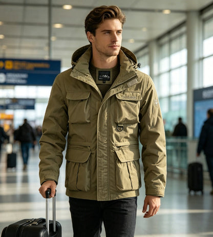Windproof Tactical  Jacket - Khaki