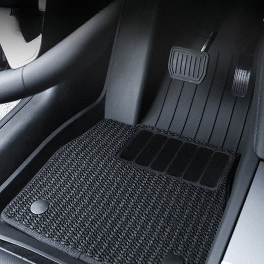 Car Floor Mats for Tesla Model Y (New Edition) - 2/3/6-Piece Set