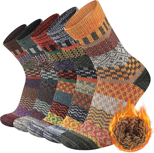 Autumn and winter men's thickened wool socks