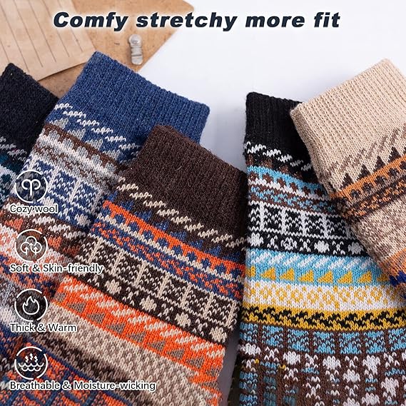 5 Pairs Pack- cotton socks package (mixed color pre-pack)