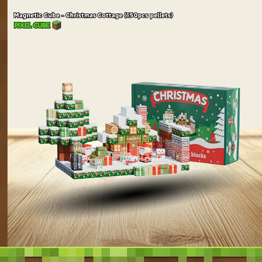 PIXEL CUBE Magnetic- [Christmas Cottage] 150pcs