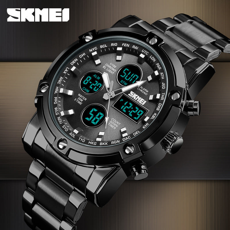 SKMIE - Waterproof Digital Sports Watch for Men - Outdoor Adventure Style-1389