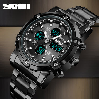 SKMIE - Waterproof Digital Sports Watch for Men - Outdoor Adventure Style-1389