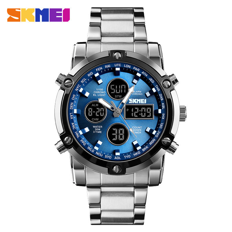 SKMIE - Waterproof Digital Sports Watch for Men - Outdoor Adventure Style-1389