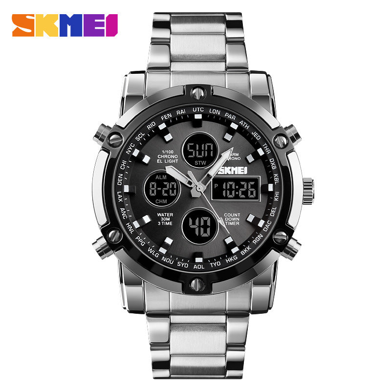 SKMIE - Waterproof Digital Sports Watch for Men - Outdoor Adventure Style-1389
