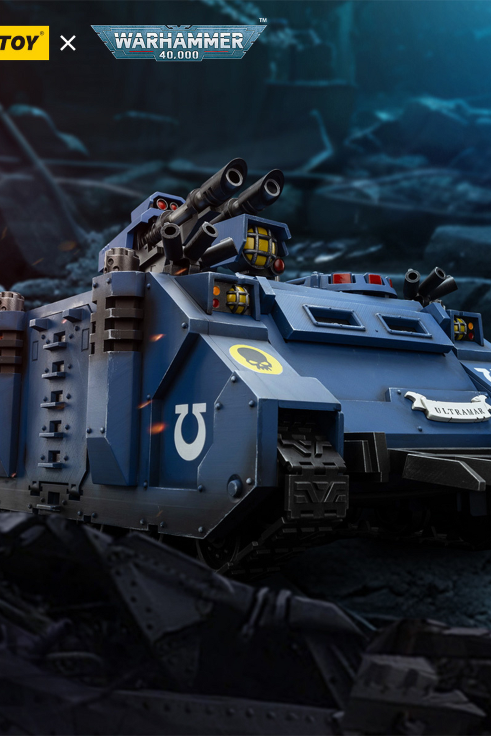 Ultramarines Razorback with twin lascannon- 1/18 warhammer 40k Action ...