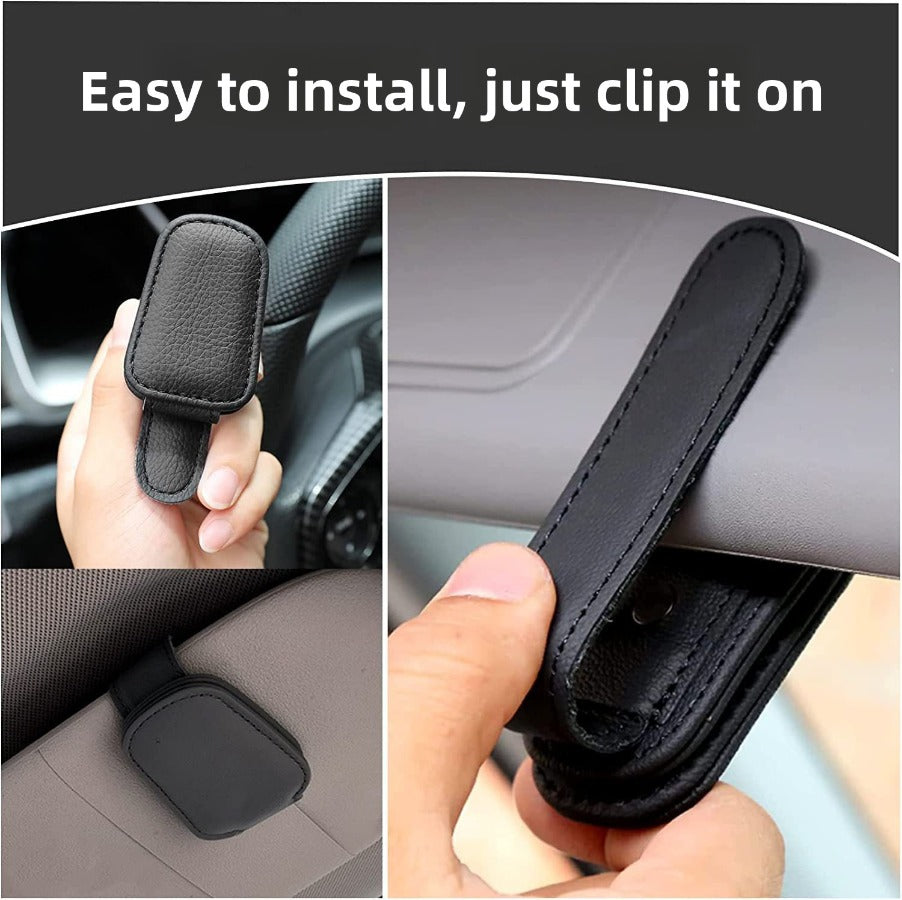 PU leather car eye environment clip