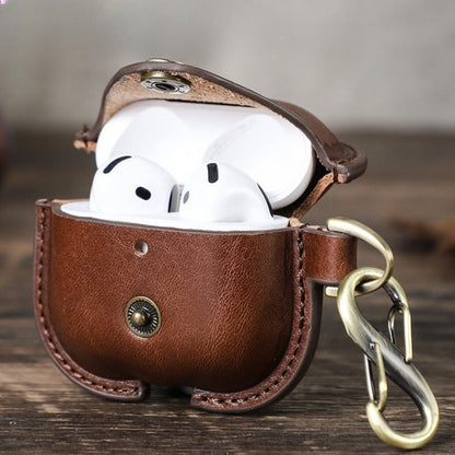 Cowhide earphone cover-airpods4