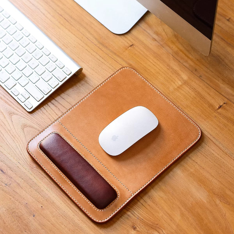 HALF WORK Disposable Cowhide-7mm Thick Wrist Handmade Leather Pad