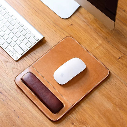 HALF WORK Disposable Cowhide-7mm Thick Wrist Handmade Leather Pad