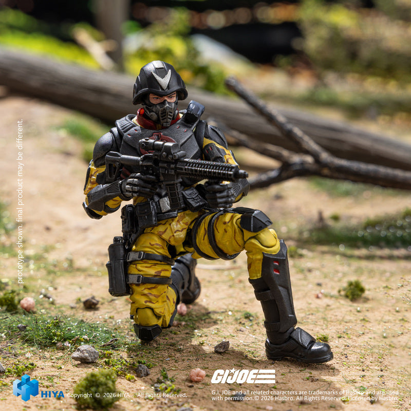 G.I.Joe Cobra Officers Python Patrol Version - HIYA Exquisite Mini Series 1/18 Scale Action Figure