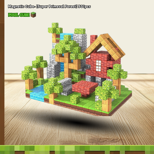 PIXEL CUBE Magnetice- [Super Primeval Forest] 501pcs.